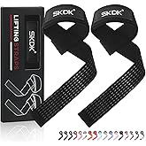 Lifting Straps Deadlift Gym Wrist Straps Weightlifting with Neoprene Cushioned Wrist Padded and Anti-Skid Silicone - for Body