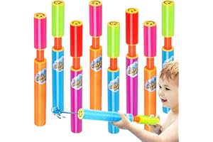 MINUTRY Water Gun for Kids & Adults - 8 Packs Soaker Squirt Watergun with High Capacity Long Shooting Range, Super Water Guns Blaster Pool Toys Perfect for Summer Fun