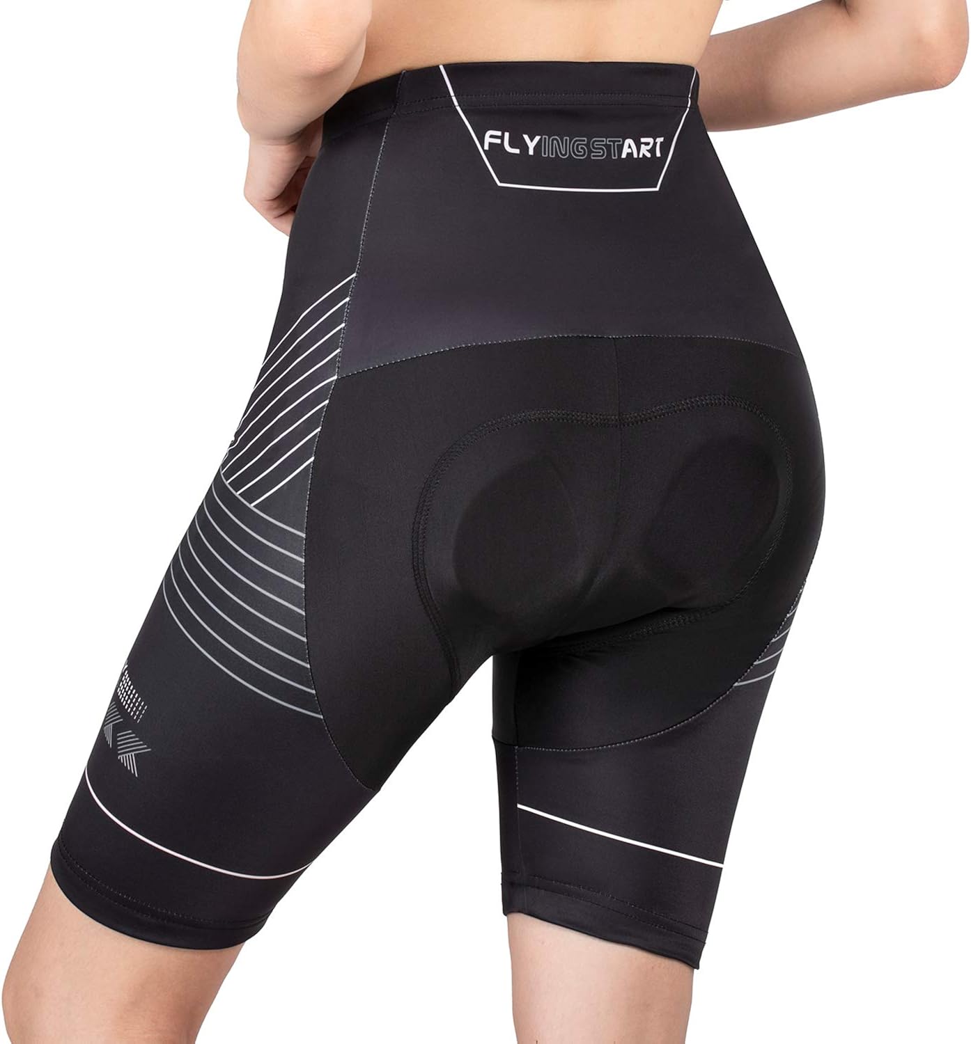Short De Cyclisme Rembourré Pour Femme Avec Bretelles - Confort 4D Pour Longue Sortie - Matière Stretch Et Respirante
