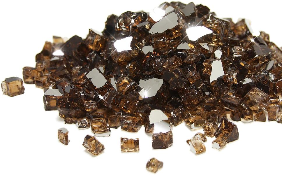 Starfire Glass 10-Pound "Fire Glass" 1/2-Inch Rich Copper Reflective