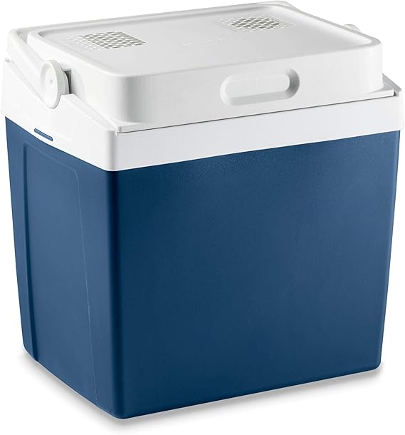 Mobicool V26 AC/DC ThermoElectric Cool Box, Blue/Grey, 12v/230v, 25L