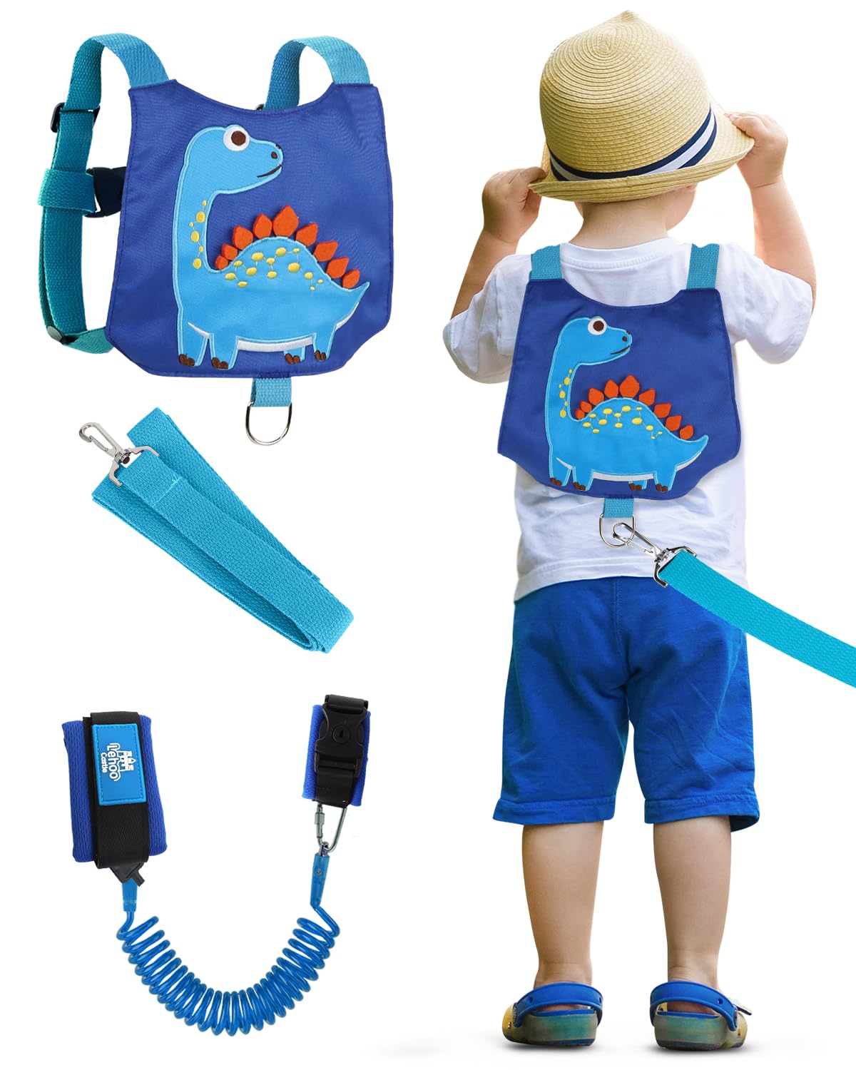 Photo 1 of Lehoo Castle Toddler Leash, Toddler Harness with Leash with Anti Lost Wrist Link for Kids, Baby Leash with Key, Kids Leashes for Boys