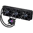 ASUS ROG Strix LC III 360 All-in-One Liquid CPU Cooler (360° Rotating Water Block, New Asetek Gen7 v2 Pump, ROG Fans, +10 Custom Aura Sync RGB Light Effects)