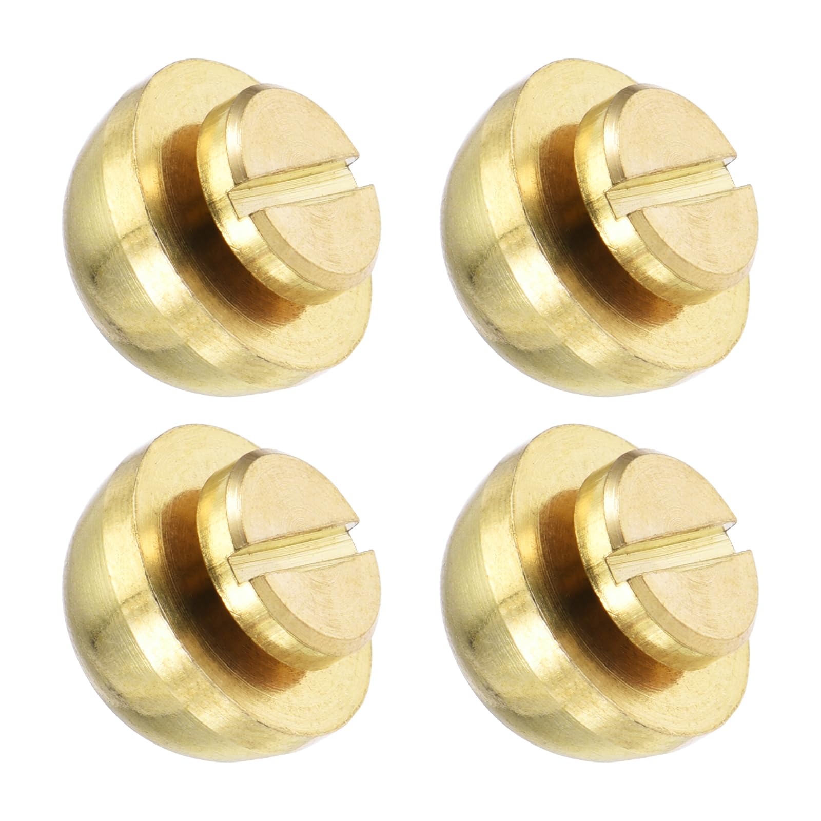 METALLIXITY Screw Back Stud Spike (12x7mm) 4pcs, Round Head Stud Rivets - for Leather Crafts Purse Bags