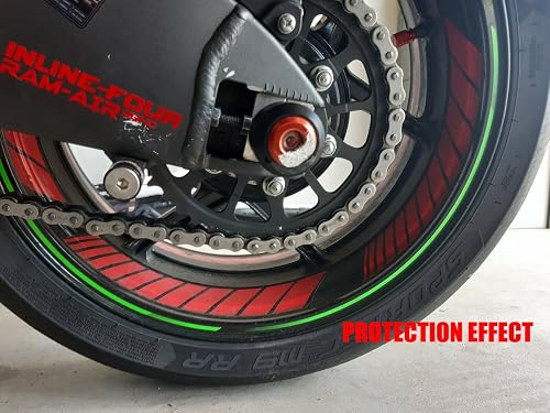 Front & Rear Axle Crash Protector Sliders For GSXR1300 & B-KING (1999-2022) – Red - View #5