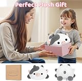 Mewaii Cute Cow Plush Pillow Kawaii White Cow Stuffed Toy 13 in view 8