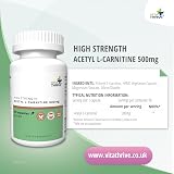 Vita Thrive Acetyl L Carnitine 500mg 90 Capsules VitaThrive view 3