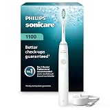 Philips Sonicare 1100 Series Electric Toothbrush - Sonic Toothbrush with Advanced Sonic Technology, EasyStart, Smartimer & Quadpacer, White, Model HX3641/02