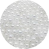 Daiyifiy 900 Pcs 6mm Acrylic Round Beads AB Colors Craft Beads Round Spacer Beads with Holes for DIY Craft Making Necklace Bracelet Earring Ornament(11- Porcelain White)