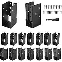 Amazon.com: AXWHYS Concealed Joist Hangers, 16 Pcs of 2"x4 ...