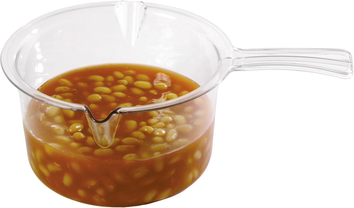 Pendeford NS616 Microwave 0.9 Litre Saucepan and Lid, Transparent, 52.7 cm (L) x 36 cm (W) x 24.2 cm (H) - Image 3