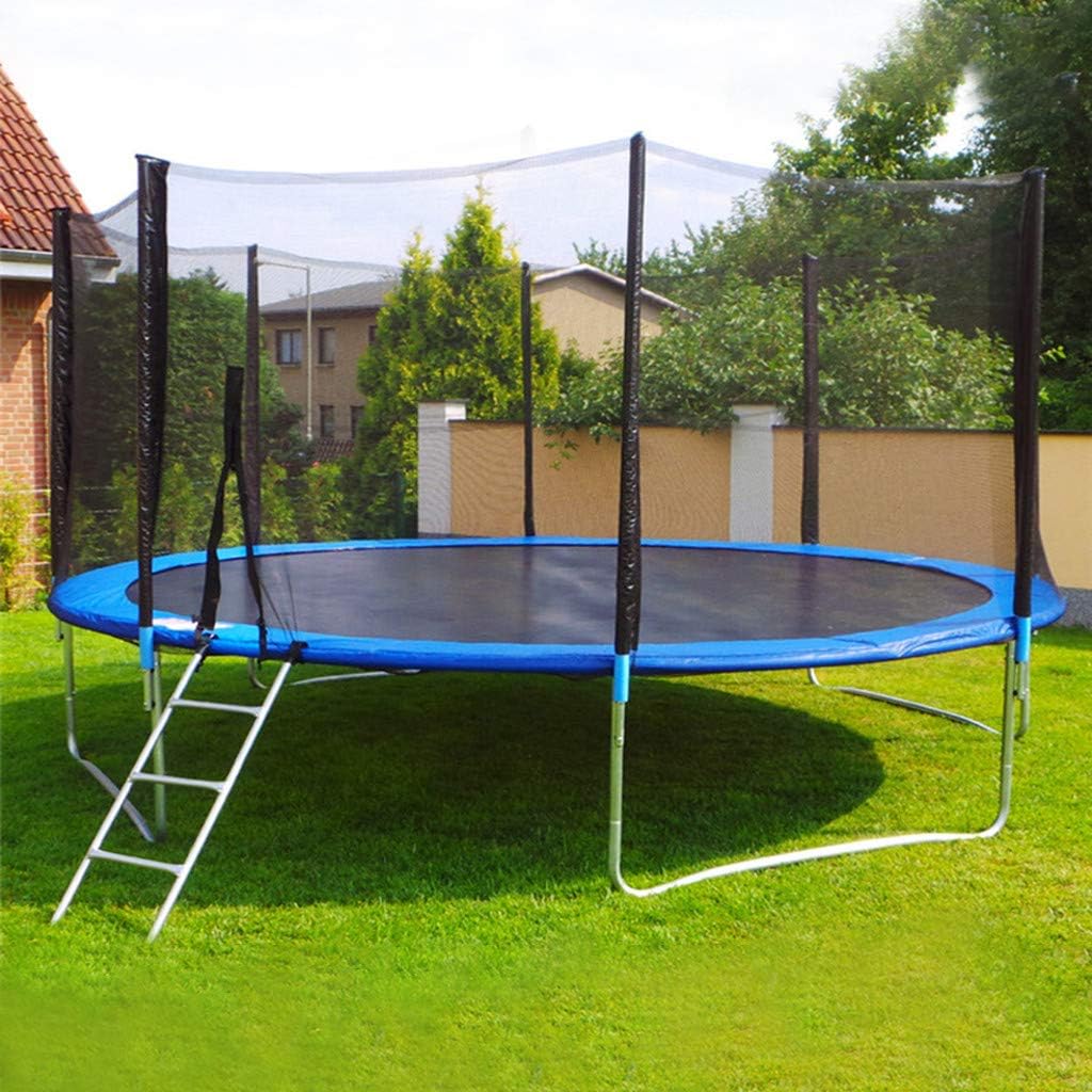 Luonita 12 FT Trampoline with Safety Enclosure Net,Jumping Mat and Safety Spring Cover Padding ，Trampoline for Kids Boys Girls Adults- Max Capacity 442 lbs -Ship from NJ.