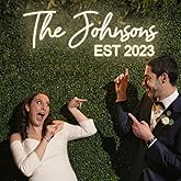 Custom Led Neon Signs for Wall Decor, Personalised Neon Lights Sign for Wedding Party Birthday Gift Name Bedroom Home Man Cave Bar Game Room(Optional 26" to 55")