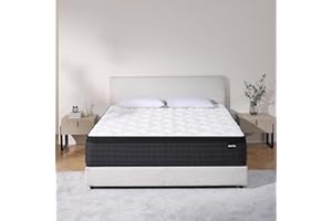 DEHIJU Queen Size Mattress, 12 Inch Hybrid Memory Foam Queen Mattress in a Box, Individual Pocket Spring for Motion Isolation