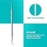 HOKIN Dental Care Kit - 5Pcs Stainless Steel Plaque Remover Tools view 6