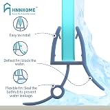 HNNHOME 100cm Pre Curved Bath Shower Screen Seal 6-8mm Glass Fits 22mm Gap view 2