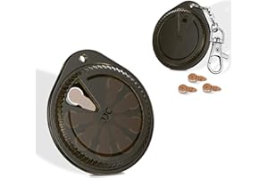 Rotatable LR41 Size 312 Hearing Aid Battery Case,Slim Portable Hearing Aid Batteries Case for 8X Size312 A312 P312 312A PR41 