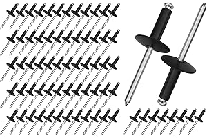 Huthbrother (70-Pack) 3/16 Steel Pop Rivet 293150104, Compatible with Ski-Doo/Sea-Doo/Can-Am 390409600 390907700