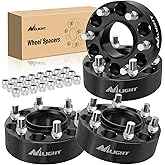 Nilight F150 Wheel Spacers 6x135,2 inch Hubcentric Wheel Spacer for 2015 2016 2017 2018 2019 2020 2021 2022 Ford F150 Expedition Navigator with M14x1.5 Studs and 87.1mm Hub Bore-4PCS