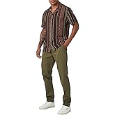 Forever 21 Mens Twill Mid-Rise Slim-fit Pants