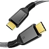 Maxonar 80Gbps Thunderbolt 5 Cable 4FT, 240W Charging, Dual 8K Display, 3X Faster Than TB4 for 16K Video Editors/3D Designers, Compatible with MacBook Pro/Air, eGPU/SSD