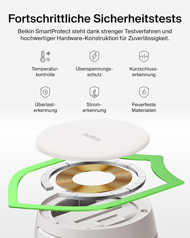 UltraCharge Pro 2-in-1 Qi2 Induktive Ladestation, 25W – Sandfarben