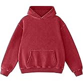 Dnzzs Acid Wash Hoodie Super Soft Sweatshirt for Mens Pullover Oversized Men's Fashion Hoodies & Sweatshirts Vintage Tops