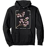 Japanese Aesthetic Vaporwave Cherry Blossom Glitch Anime Pullover Hoodie