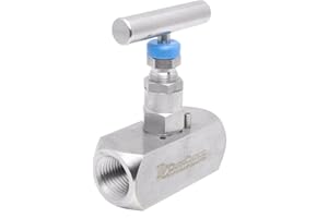 DURACHOICE 1/2" Stainless Steel (316) Needle Valve - Packed Bonnet FxF NPT, 10,000 PSI