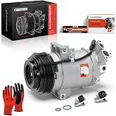 A-Premium Air Conditioner AC Compressor with Clutch | Compatible with Chevrolet City Express 2015-2018, Nissan NV200 2013-2020