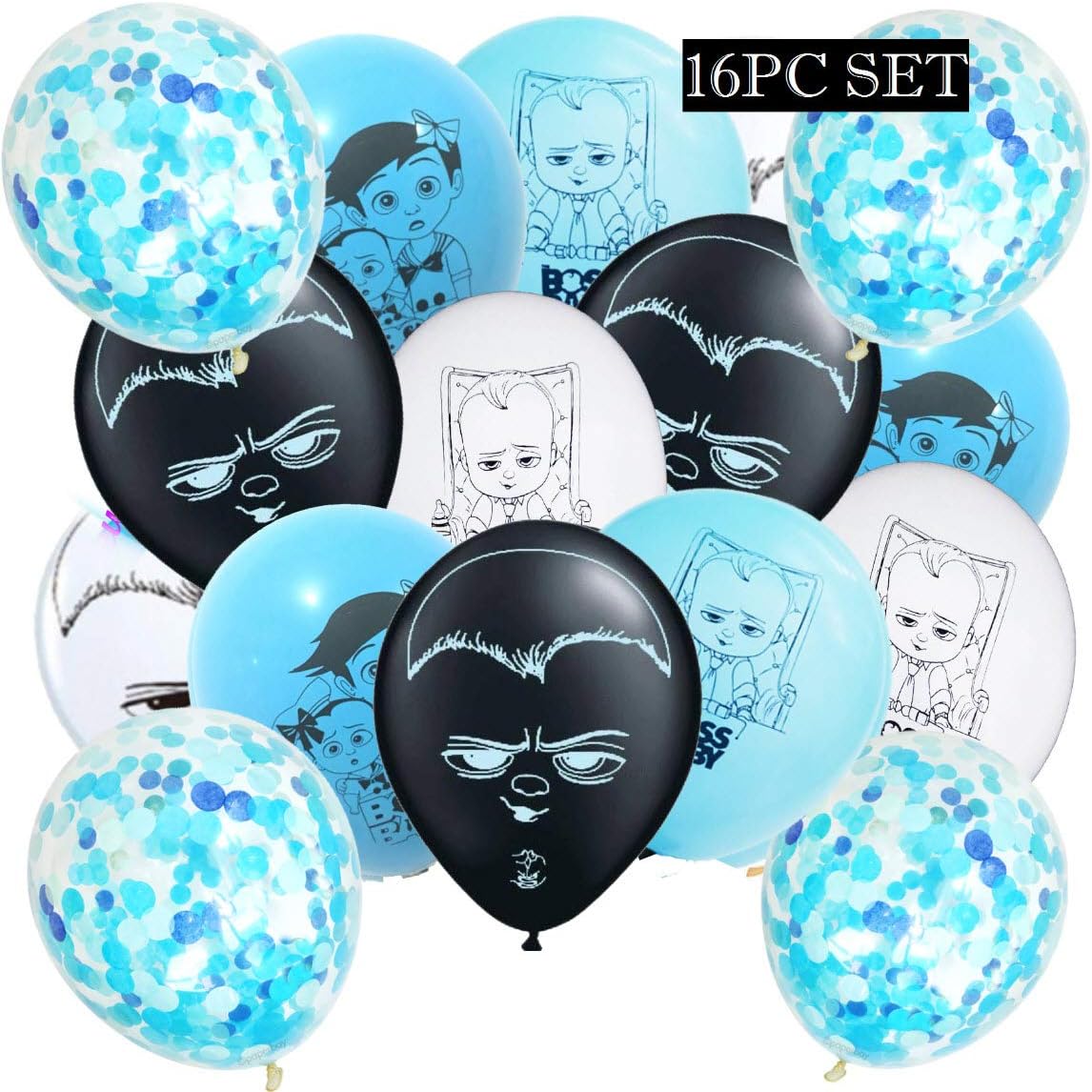 16PC ETHNIC BOY BABY LATEX BALLOONS FOR BIRTHDAY PARTY THEME DECORATION SUPPLIES