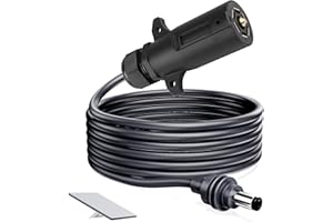 KarlKers Starlink Mini Cable Adapter to 7 Way Trailer Plug Cable Charger, 16AWG DC Power Cable Starlink Mini Accessories Replacement Cord for RV Truck Trailer (10FT)