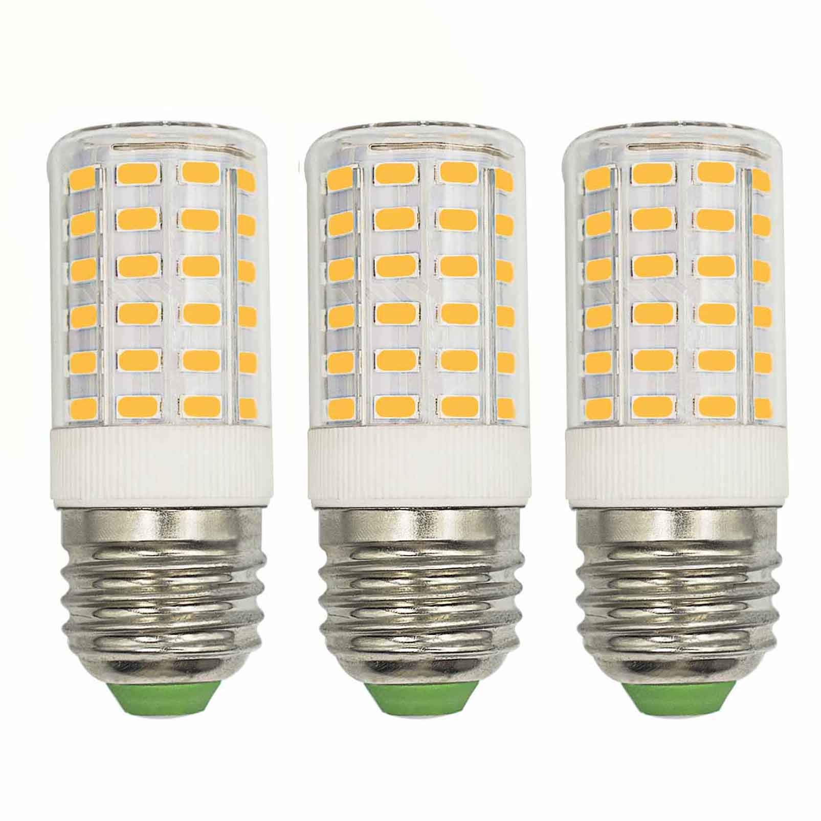 TRIJZHOU E27 LED Light Bulb 7W (100W 90W 60W Halogen Equivalent) Warm White 3000K 1000 Lumen, AC 100-265V, E27 Medium Screw Base, Non-Dimmable, 360°Beam Angle No Flicker Corn Lamp 3 Pack