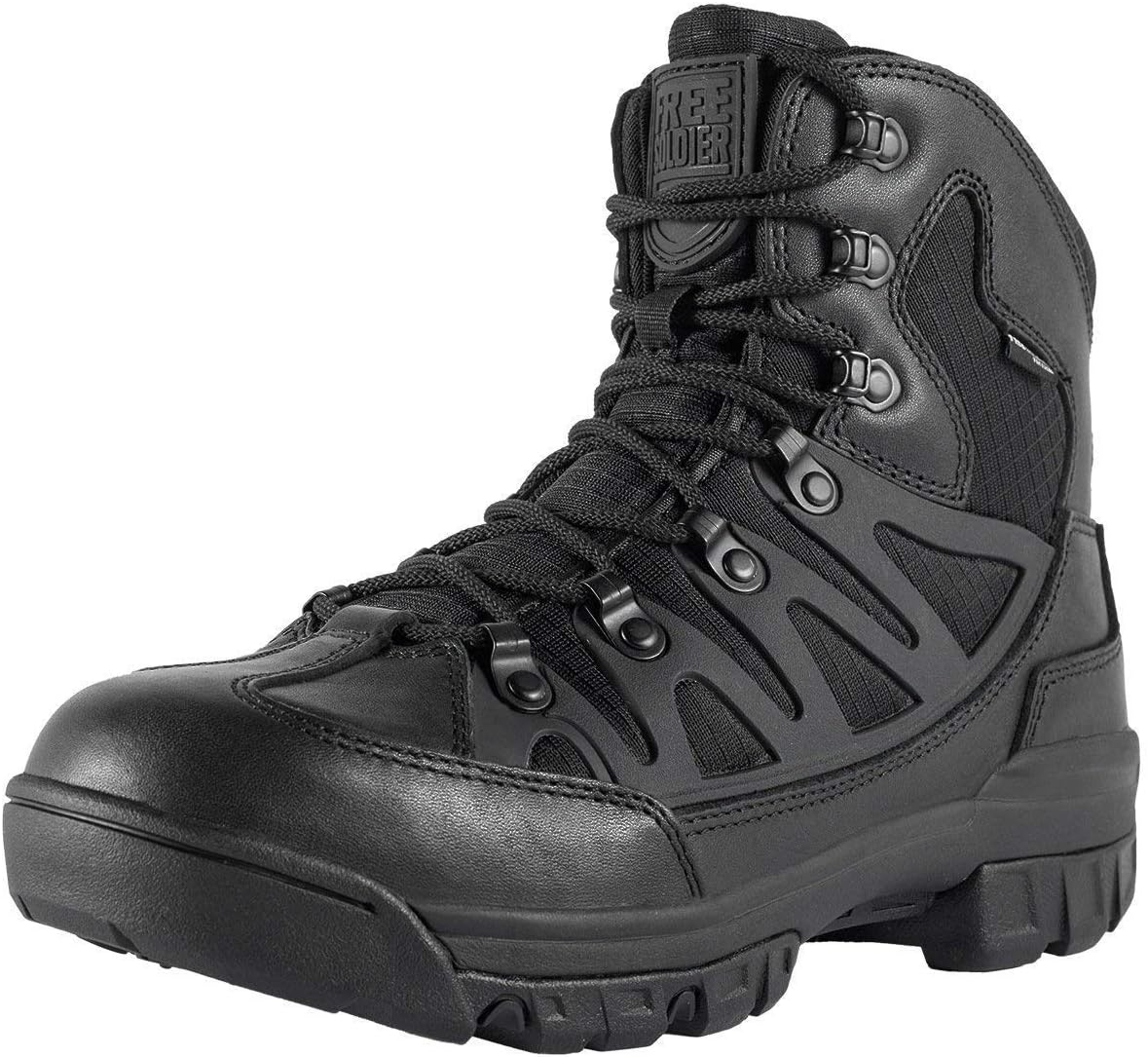 FREE SOLDIER Men's Outdoor Military Tactical Ankle Boots
