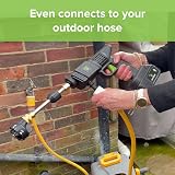 High Street TV Jet Hawk Cordless Portable Pressure Washer 6-in-1 Kit view 8
