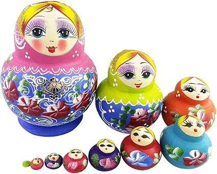 pink nesting dolls
