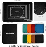 MOZOOSON Puzzle Board for 2000 Pieces 41.3x31.5in with 8 Trays Cover view 3