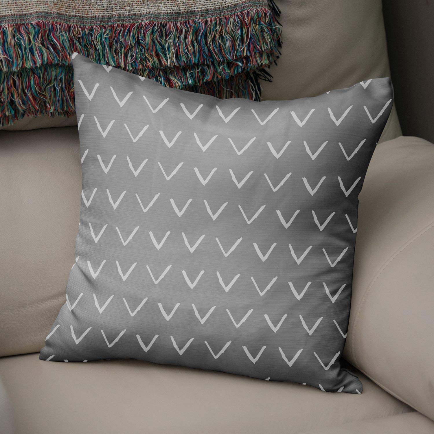 Bonamaison Decorative Cushion Cover Random Pattern, Throw Pillow Covers, Home Decorative Pillowcases for Livingroom, Sofa, Bedroom, Size:43X43 Cm - Designed and Manufactured in Turkey