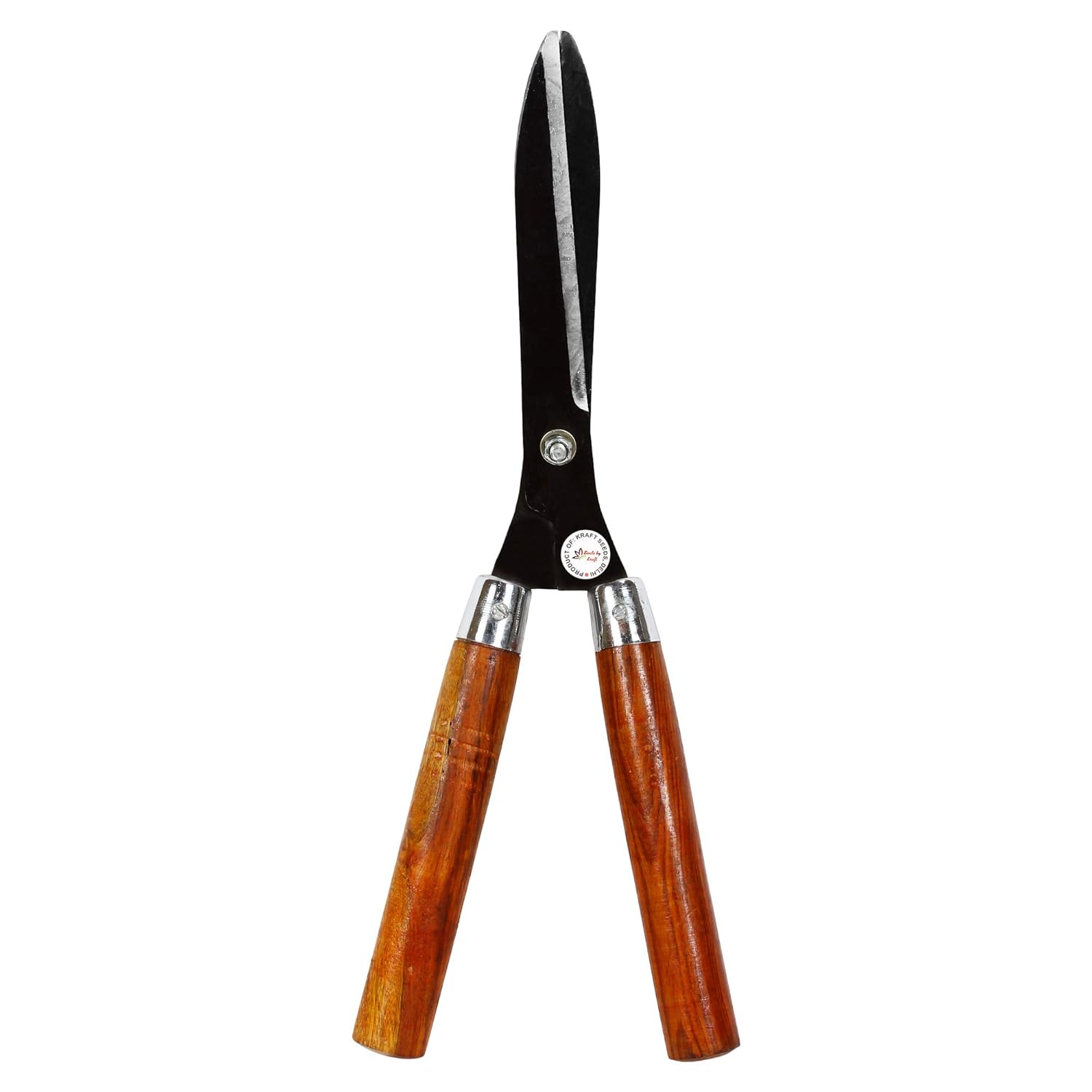 KRAFT SEEDS! 9.5” Inch/ 24 cm Heavy Garden Wooden Handle Hedge Shears
