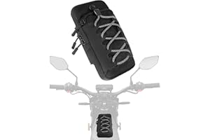 Buhobha Universal Frame Bag for Electric Dirt Bike - Front Storage Battery Cover Bag Fits Surron/Talaria/E-Ride Pro, Motorcycle Phone Pouch & Battery Bag for Daily Necessities