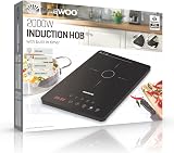 Daewoo 2000W Induction Hob with Built-In Timer, Auto Switch Off UK Plug view 5