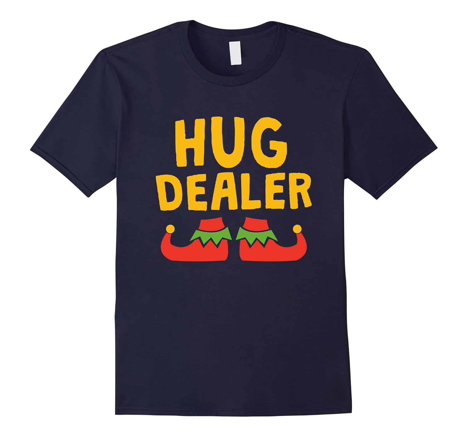 Hug Dealer Elf Shoes T-Shirt Seasonal Christmas Tee-ANZ