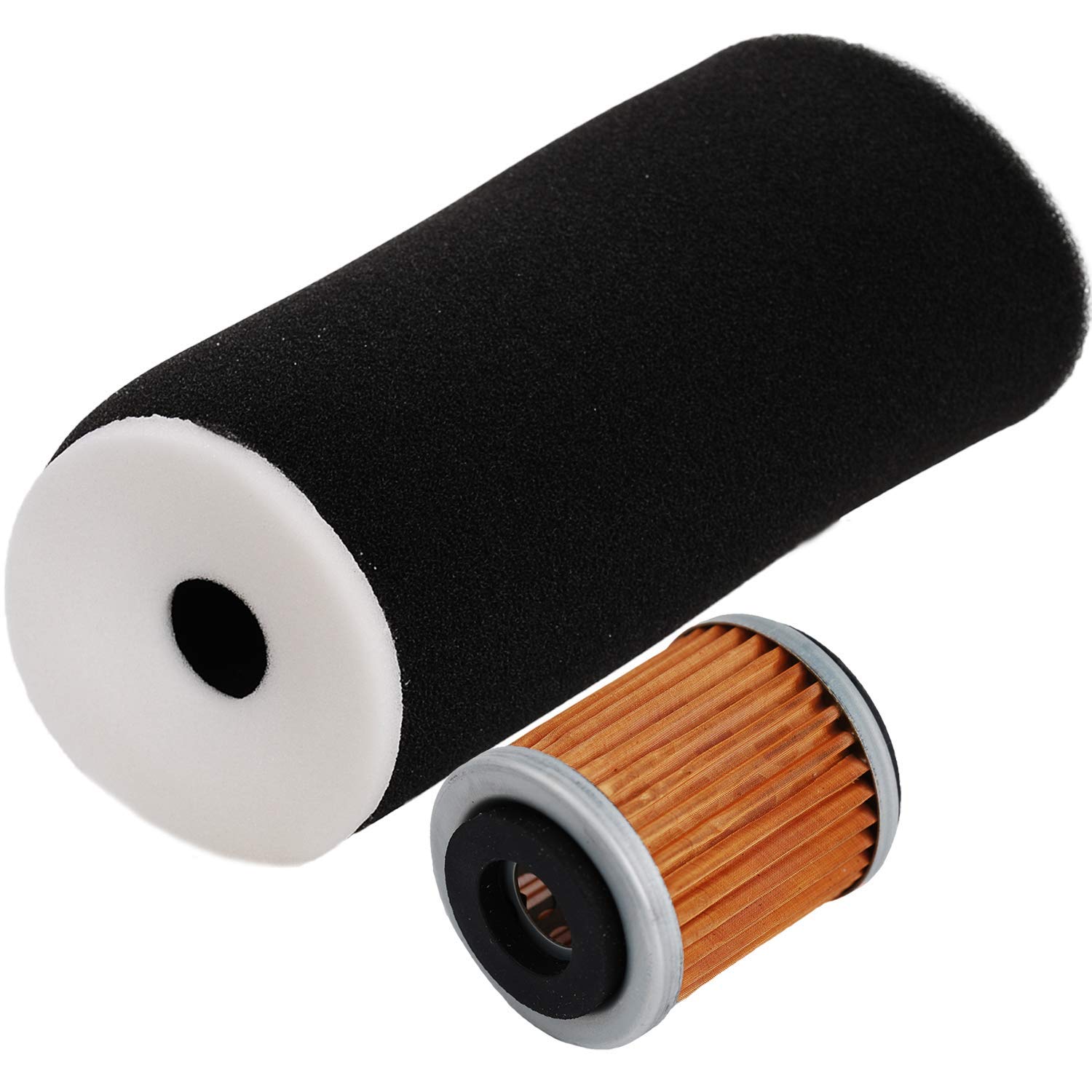 Carkio Air Filter Element Cleaner with Oil Filter Compatible with Yamaha Raptor 350 YFM350 YFM350R, Warrior YFM350X, YFM350FX, Big Bear YFM350FW 1UY-14451-00-00 1UY134400100