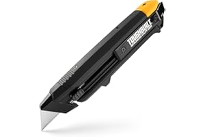 ToughBuilt – Autoloading Utility Knife, Heavy-Duty Retractable Knife with Built-In Blade Magazine, Quick-Change Mechanism, and All-Metal Construction (TB-H4-10-A)