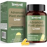 Advanced Cholesterol Lowering Supplements | Liquid-Filled Capsules for Maximum Absorption | Plant Sterols, Policosanol, Bergamot Extract | Triple-Action Formula,90 Capsules