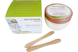 Wax at Home Microwavable White Tea Cream Stripless Wax Kit 8.45 Ounces by Wax Necessities Waxness