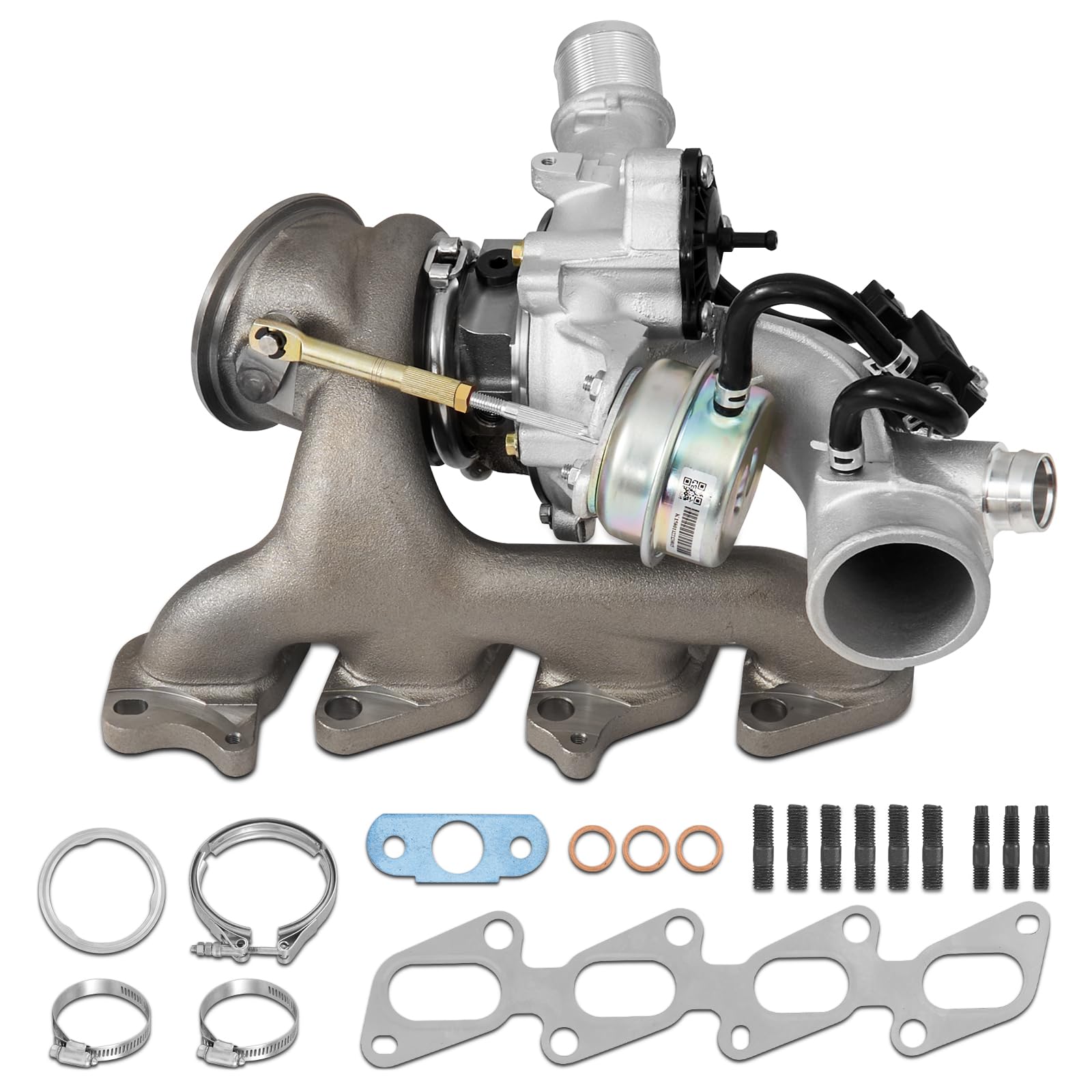 Photo 1 of AUTOBABA 667-203 Turbo Turbocharger Kit with Gasket Compatible with 2011-2016 Chevrolet Cruze 2012-2020 Chevy Sonic 2013-2018 Trax 2016 Cruze Limited 2013-2020 Buick Encore L4 1.4L Replace# 55565353