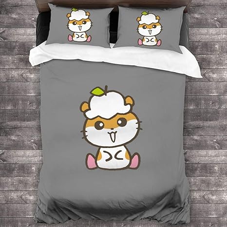 Amazon Co Jp コロコロクリリン 2 ベッドの上の3つのセット ベッドカバー1つ 枕カバー2つ スリーピースベッド 布団カバーセット218 177cm 100 超微細繊維生地 ピースキルトセット寝具セット ホーム キッチン