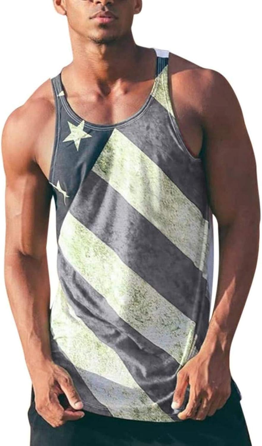 Débardeur Musculation Homme – Noir, Taille L, Fitness, Gymnastique