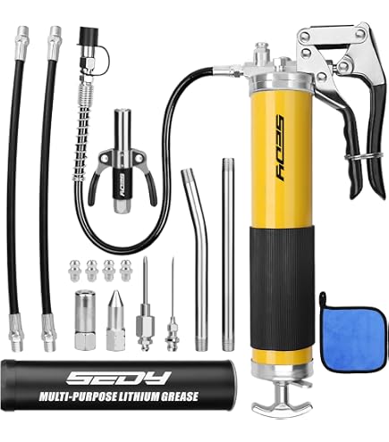 PLEWS 30-195 LUBRIMATIC Plunger Grease Gun – For 8oz Or 10oz Tubes, USA Made